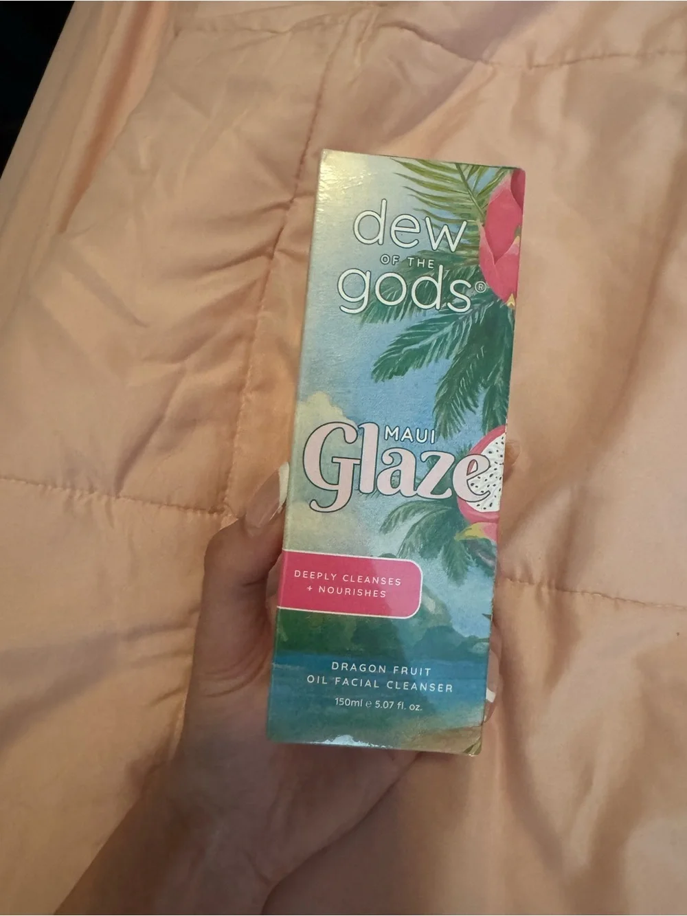 Dew of the Gods Maui Glaze dragon fruit oil facial cleanser